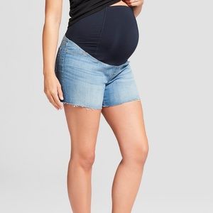 New Maternity Midi Cut Off Shorts